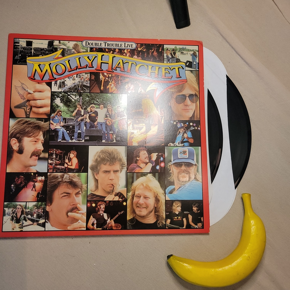 Molly Hatchet Double Trouble Live Vinyl 2xLP 1985 Epic Records
